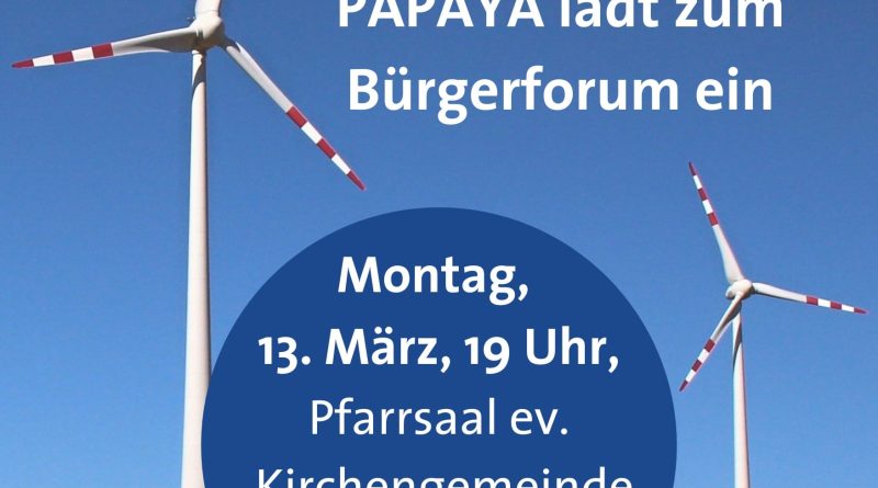<strong>Wind und PV in Neuwied: Papaya lädt zum Bürgerforum ein</strong>